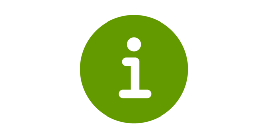 grünes Informations Icon